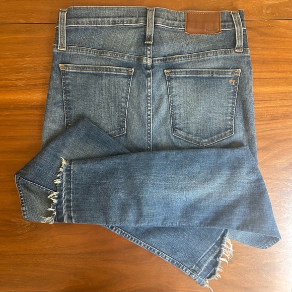 Madewell 10” High-Rise Skinny Jeans: Drop Step-Hem | Everton wash | size: 27 - Picture 10 of 15
